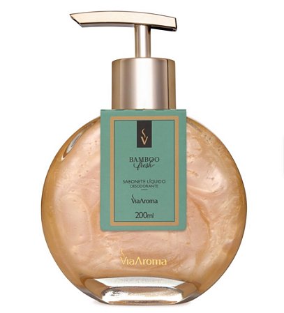 Sabonete Líquido Desodorante Bamboo Via Aroma - 200ml