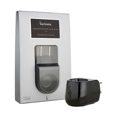 Aromatizador Elétrico Bivolt Standard Black Via Aroma