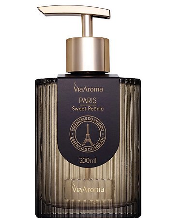 Sabonete Líquido Paris Sweet Peônia Linha Mundo Via Aroma 200ml