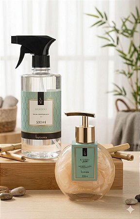 Kit Água Perfumada+ Sabonete Bamboo Via Aroma