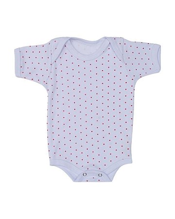Body Em Algodão Poá Feminino