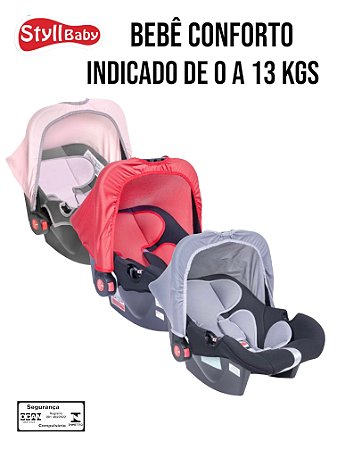 Bebê Conforto Carro De 0 A 13 Kg - Praticidade E Segurança