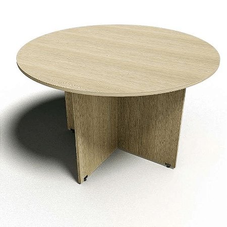 Mesa de Reunião Redonda para Escritório com Tampo de 18mm Fitt MV275