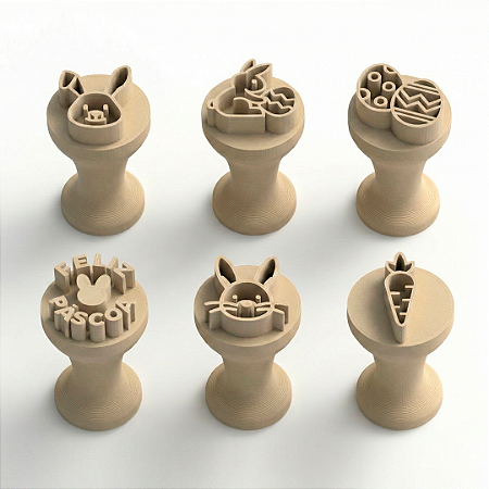 Kit Carimbo Para Brigadeiro Páscoa kit 6 unidades