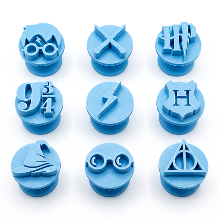 Kit 9 Carimbo Marcador Brigadeiro Harry Potter Filme Série