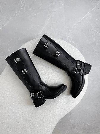 Bota Biker Nancy Lohaz Preto