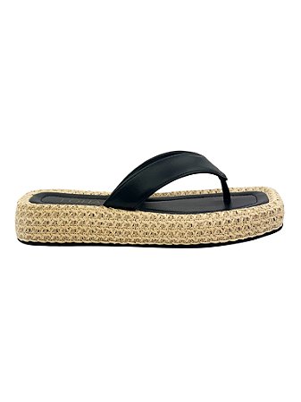 Tamanco Flatform Alba Lohaz Preto