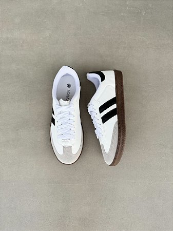 Tênis Inspiração Samba Lohaz Branco/Preto