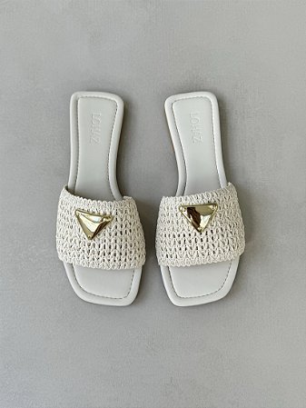 Tamanco Ibiza Slim Lohaz Off White