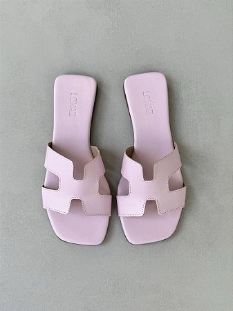 Tamanco Flat Helen Lohaz Rosa