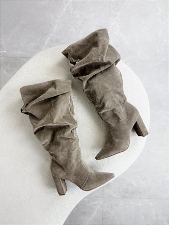 Bota Giulia Slouch Lohaz Taupe