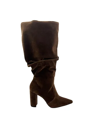 Bota Giulia Slouch Lohaz Marrom