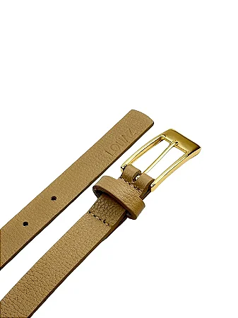 Cinto Feminino Couro Avelã