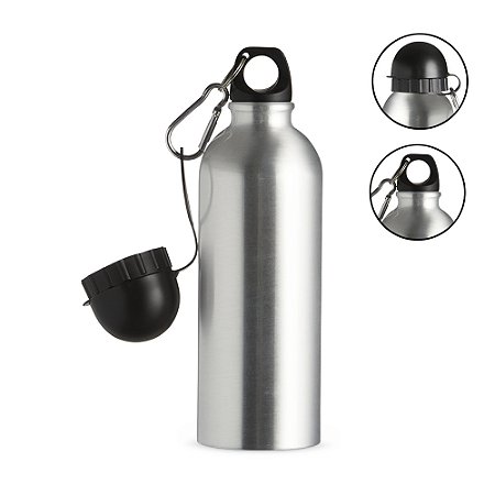 Squeeze de Alumínio com Bico Duplo Bola - 500ml