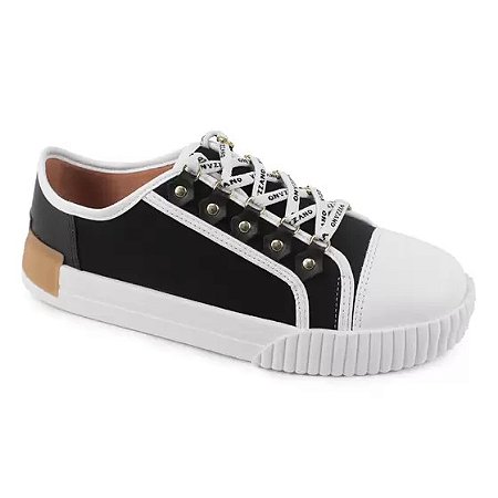 Tênis Lona Sider/Pelica - Flatform Casual Vizzano