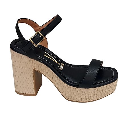 Sandália Feminino Salto Plataforma - Vizzano