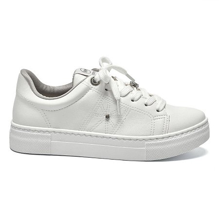 Tênis Branco Casual Feminino - Via Marte