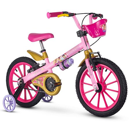 Bicicleta Infantil Aro 16 Princesas Nathor