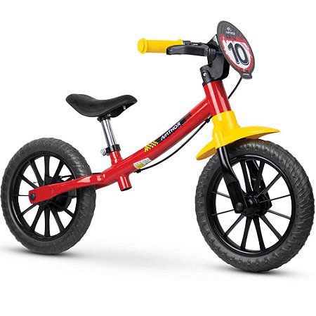 Bicicleta Infantil Aro 12 Balance Bike Fast Nathor