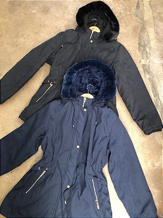 PARKA FORRADA CAPUZ REMOVÍVEL FELINE