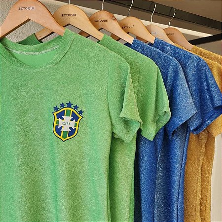 T-SHIRT LUREX BRASIL