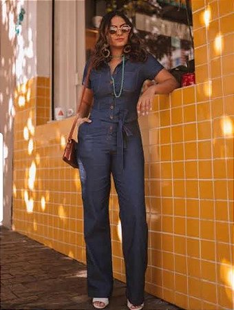 MACACÃO JEANS LIDIA