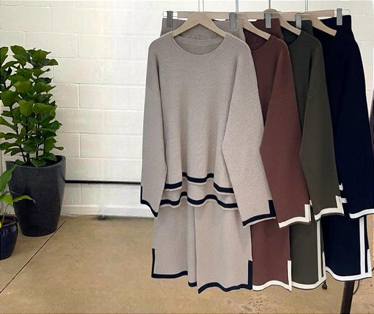 CONJUNTO TRICÔ RUTH