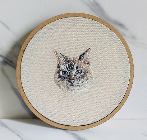 Retrato Bordado de Pet