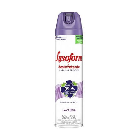 Desinfetante Lysoform Aeressol Lavanda 360ml
