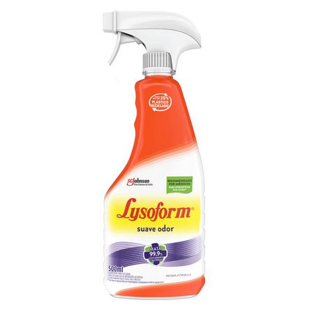 Desinfetante Líquido Lysoform Bactericida 500ml Suave Odor