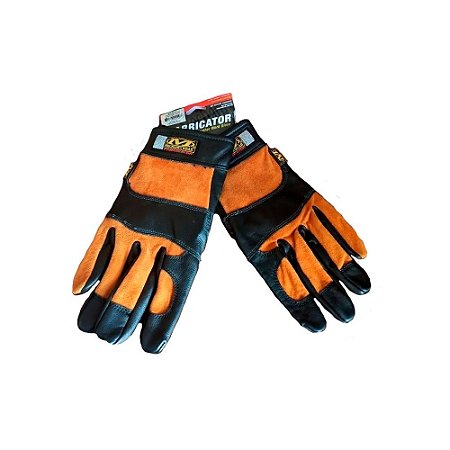 Luva Mechanix Fabricator Couro Camurça Equipamentos de Proteção