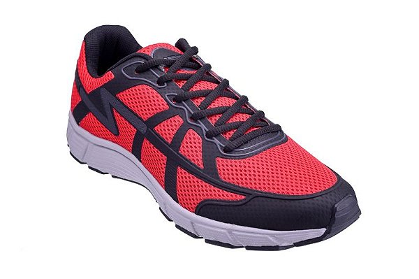 Tênis Ocupacional Sport 40 Vermelho e Cinza CA44671