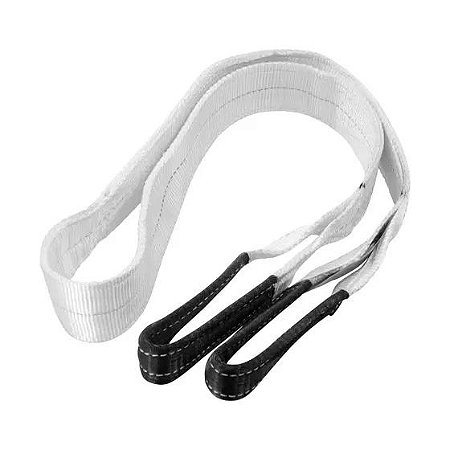 Cinta De Elevação de Carga 2Ton 50mm 2m Branca