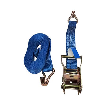 Conjunto Amarração Carga 35mm Azul 2ton x 4mt