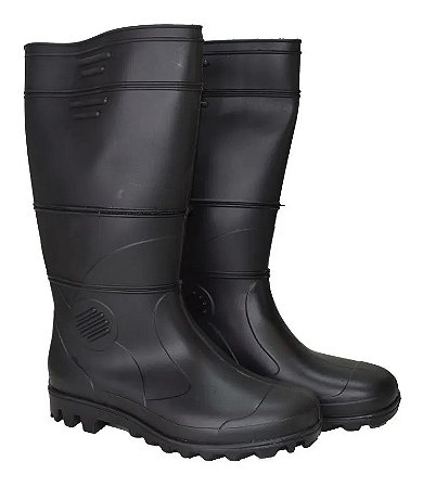 Bota De PVC Cano Longo Preta Patrol EVA Plus CA 42437