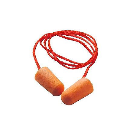 Protetor Auricular 3m 1110 Espuma Com Cordão Kit Com 50 Un