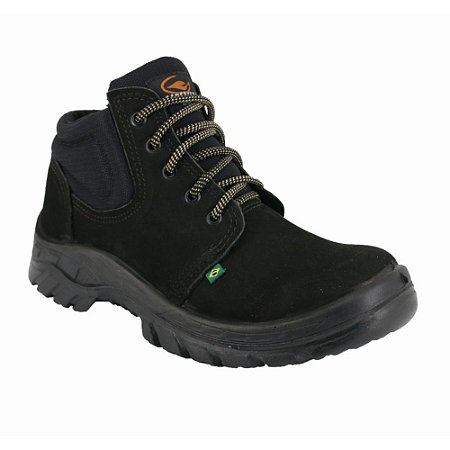 Botina de Segurança Ecosafety PS139 Nobuck Preto