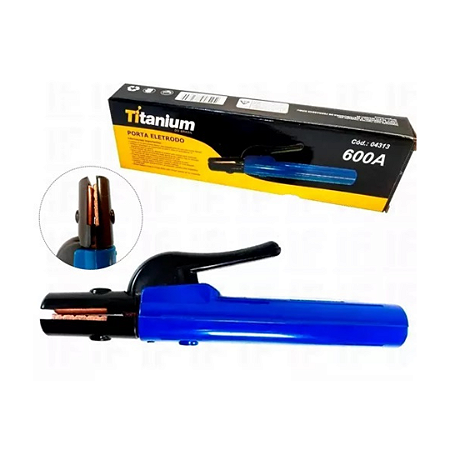 Porta Eletrodo 600a Porcelana Titanium