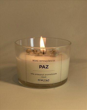 Vela Paz Aromática Lavanda com Camomila | Reolhar