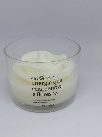 Vela Flor Mulher - Torta de Maçã