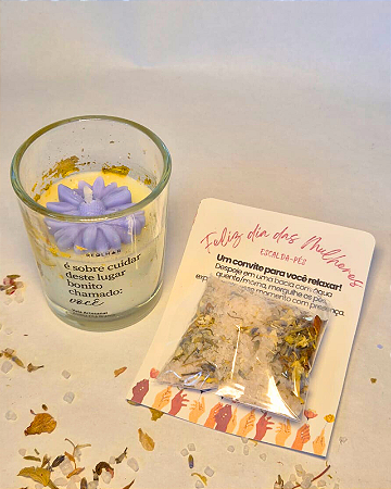 12 Velas + Escalda-pés | Dia das Mulheres