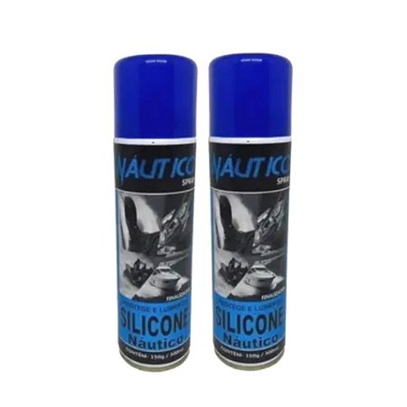 Silicone Náutico Spray 300ml Lancha Barco Nautispecial Kit 2