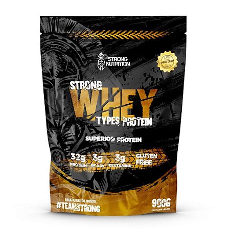 Strong Whey Types Protein 900G - Strong Nutrition