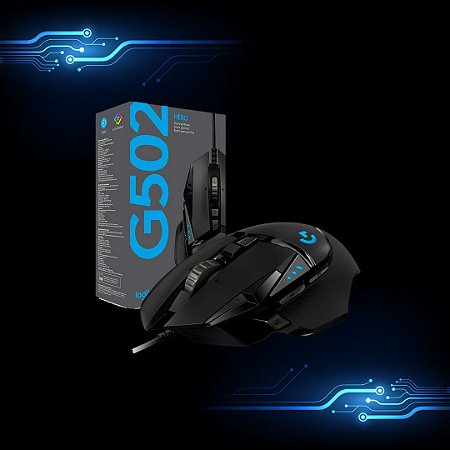 MOUSE LOGITECH GAMER G502 HERO OPT USB PTO 16000 DPI