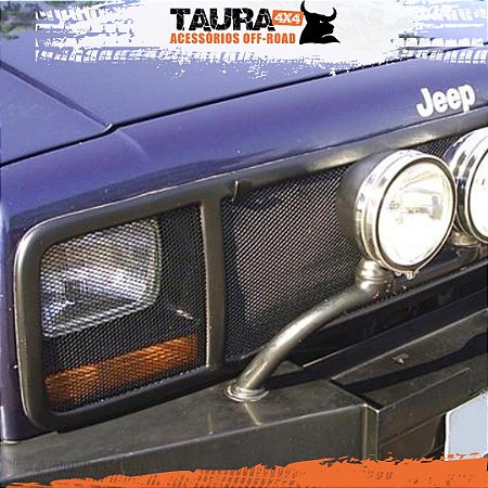 Tela de proteção Sport 4x4 com proteção faróis Cherokee Sport XJ