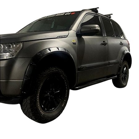 Alargador De Paralamas Off-Road - Grand Vitara 3° geração com furação exposta- Modelo 1 - 2005 a 2017