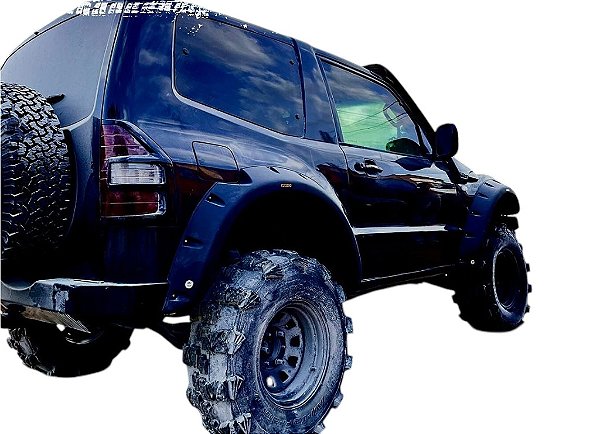 ALARGADOR DE PARALAMAS FENDER PAJERO FULL 2000 À 2006