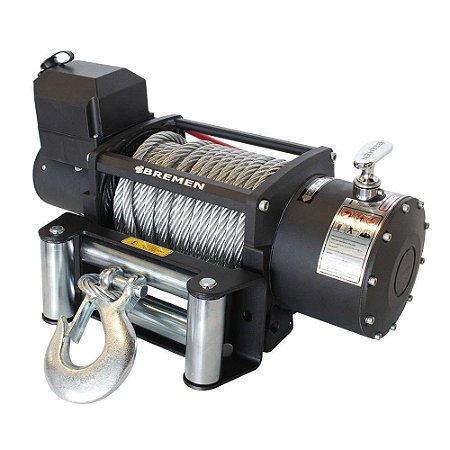 Guincho 12V 20.000LB / 9.071KG Cabo de AÇO 26m x 1/2" IP67