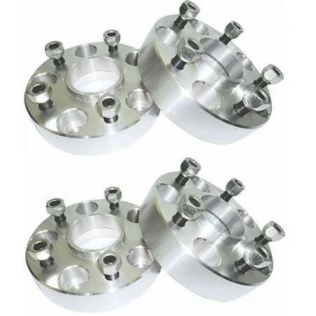 Kit com 4 Espaçador / Alargador de Rodas para Mitsubishi Pajero Tr4 em Alumínio