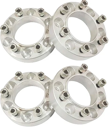 kit com 4 Alargador / Espaçador de Rodas para Toyota Prado 2003 Em Diante em Alumínio